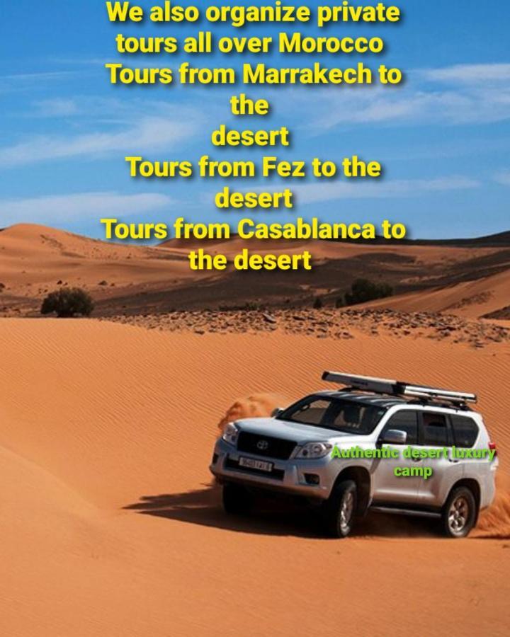 Authentic Desert Luxury Camp Merzouga Extérieur photo